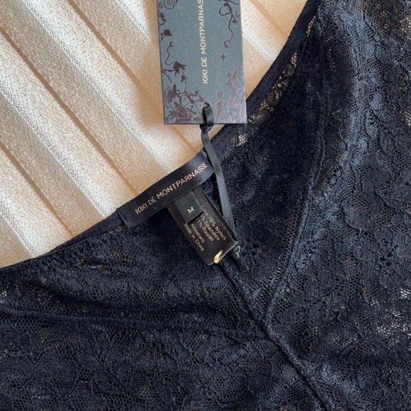 =VALENTINE SPECIAL= NWT: Kiki de Montparnasse Black Lace Brief  Size M - Picture 7 of 8